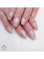 ピオニーネイル(peony nail)&nbsp;季節に合わせた旬のフラワーアートはいかがですか？