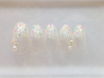 桜/初夏ラメグラ定額6500円