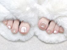 センスネイル 池袋店(Sense Nail)/バイカラー 水光マグネット