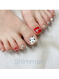 ダルメシアンネイル