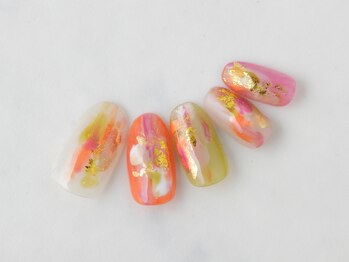 マニネイルケア なんば店(maninail CARE)/もやもやアート