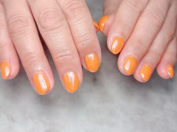 ブリスフルハピネス(Blissful happiness)/オレンジパールパウダーネイル