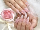 チークネイル/リボンネイル