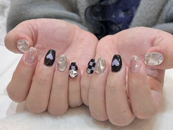 エムワイユーネイル(myu.nail)/ブラックパープル*