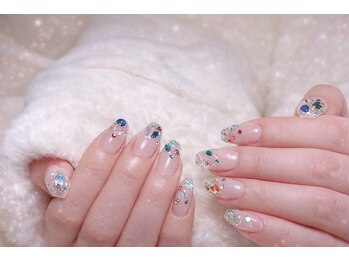 ディアネイルサロン 池袋(Di’a)/バレンタイン/長さだし/パーツ