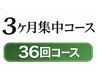 《3ヶ月集中》36回コース　