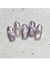 大理石風マグネットパープル