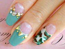 ネイルサロン ベビーピンク(Nail salon BABY PINK)/迷彩柄★