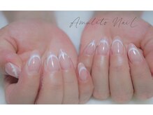 アムレート ネイル 蕨(Amuleto NaiL)/白フレンチ★グラデーション