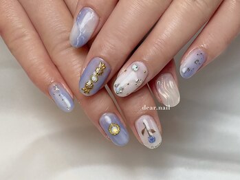 ディアネイル(dear.nail)/アイスブルーネイル