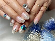 サロンドフォーエイチ(salon de 4H)/ブライダルネイルはキラキラで☆