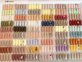 ネイルサロンアンドスクール ブロッサ(BLOSSA)/<サンプル>定額ハンド ¥6600