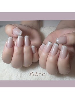 リレア(ReLea)/個性派フレンチネイル