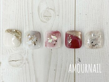 アムールラッシュ 新宿店(Amour lash)/フット 親指アートコース