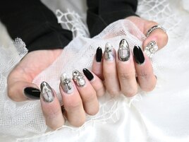 cross×black　nail