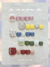 ル ソレイユ(Le soleil)/Spring foot design by ayaka