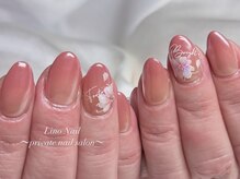 リノネイル(Lino Nail)/フラワーアート/シンプルネイル