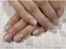 ココ ネイル(Coco Nail)/シンプルグレーグラデーション