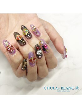 チュラブラン(CHULA&BLANC)/自爪持ち込みデザイン