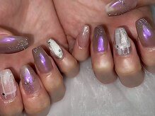 ネイルモア 藤が丘店(nail mor.)/オーロラミラー