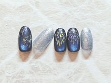 アクアソル(AQUASOL)/花火ネイル