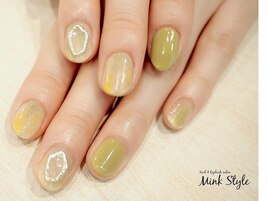 パステルシルバーネイル