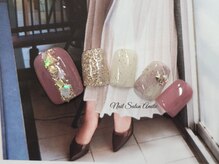 ネイルサロン アミティエ(Nail Salon Amitie)/シェル大人綺麗nuance*foot Nail