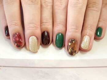 べっ甲 金箔 和風 ニュアンス