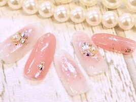 とぅるん**チーク風ネイル