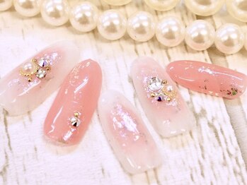 ドルチェネイル(Dolce.Nail)/とぅるん**チーク風ネイル