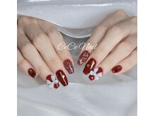 シーシー ネイル アンド アイラッシュ(CeCe Nail&eyelash)/レッドネイル