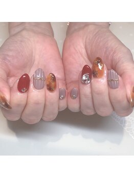 ネイルサロン マハロ 横浜四季の森フォレオ店(Nail Salon Mahalo)/バカラ＆べっ甲ネイル