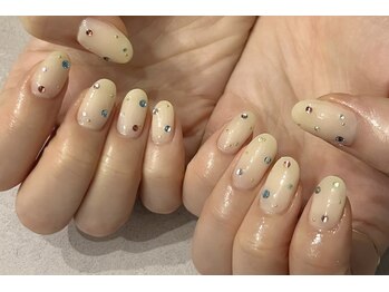 ムー(moo)/ビジューネイル