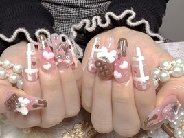 バレンタインネイル/持ち込み