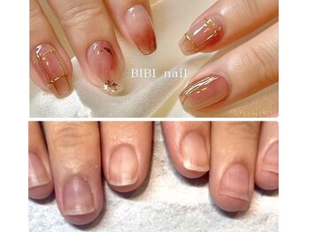 ビビネイル(BIBI Nail)の写真/【美しくなっていく自爪に感動♪】深爪・横平爪など爪の形に自信がない方も見惚れる指先に導く本格育爪★