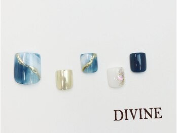 ディバイン ネイルズ(DIVINE NAILS)/フットジェルアートやり放題