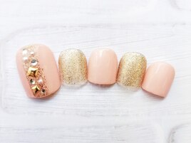 フット　大人上品ネイル