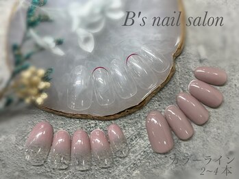 ビーズネイル バイブレス イオンタウン泉大沢店(B's Nail by.BLESS)/【オプション】カラーライン