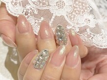 ブレスネイル(brace Nail)/ラメグラ☆ストーン埋め尽くし