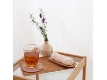 ココトネ(cocotone)の雰囲気（施術の前後には飲みやすいハーブティーでほっとひと息つけます。）