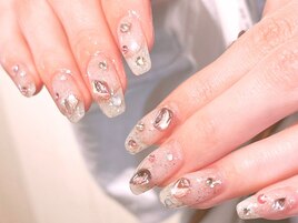 宝石ネイル☆