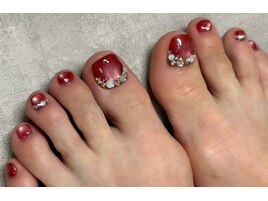 冬フットマグネットストーン