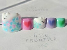 ネイルフロンティア 吉祥寺(NAIL FRONTIER)/F手描きしろくまフット14980円