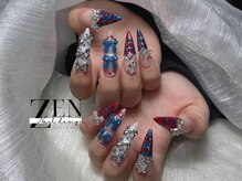 ゼン ネイル デザイン 池袋(ZEN NAIL DESIGN)/* 長 さだしやり放題×つけ放題