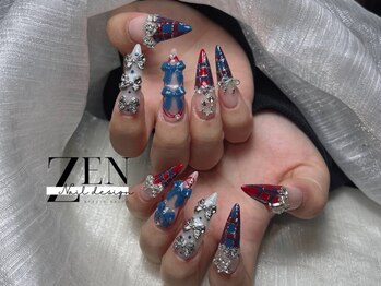 ゼン ネイル デザイン 池袋(ZEN NAIL DESIGN)/* 長 さだしやり放題×つけ放題