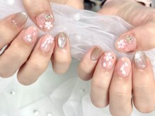 ネイルネージュ 錦糸町(Nail Neige)/春ネイル/定額デザイン/桜ネイル