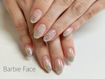 バービーフェイス 恵比寿(Barbie Face)/ラメグラデーション