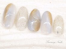 ラグジュアリーネイルズ オオミヤ(Luxury Nails Omiya)/ニュアンス*キラキラネイル