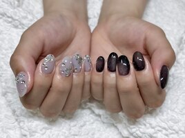 個性派☆ちぐはぐネイル