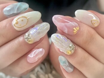 ネイルサロン トゥルーリー 鴻巣店(TRULLY)の写真/鴻巣駅徒歩1分☆ネイル初めての方からワンホンネイル・オフィスネイル・定額ネイルとトレンドまで☆